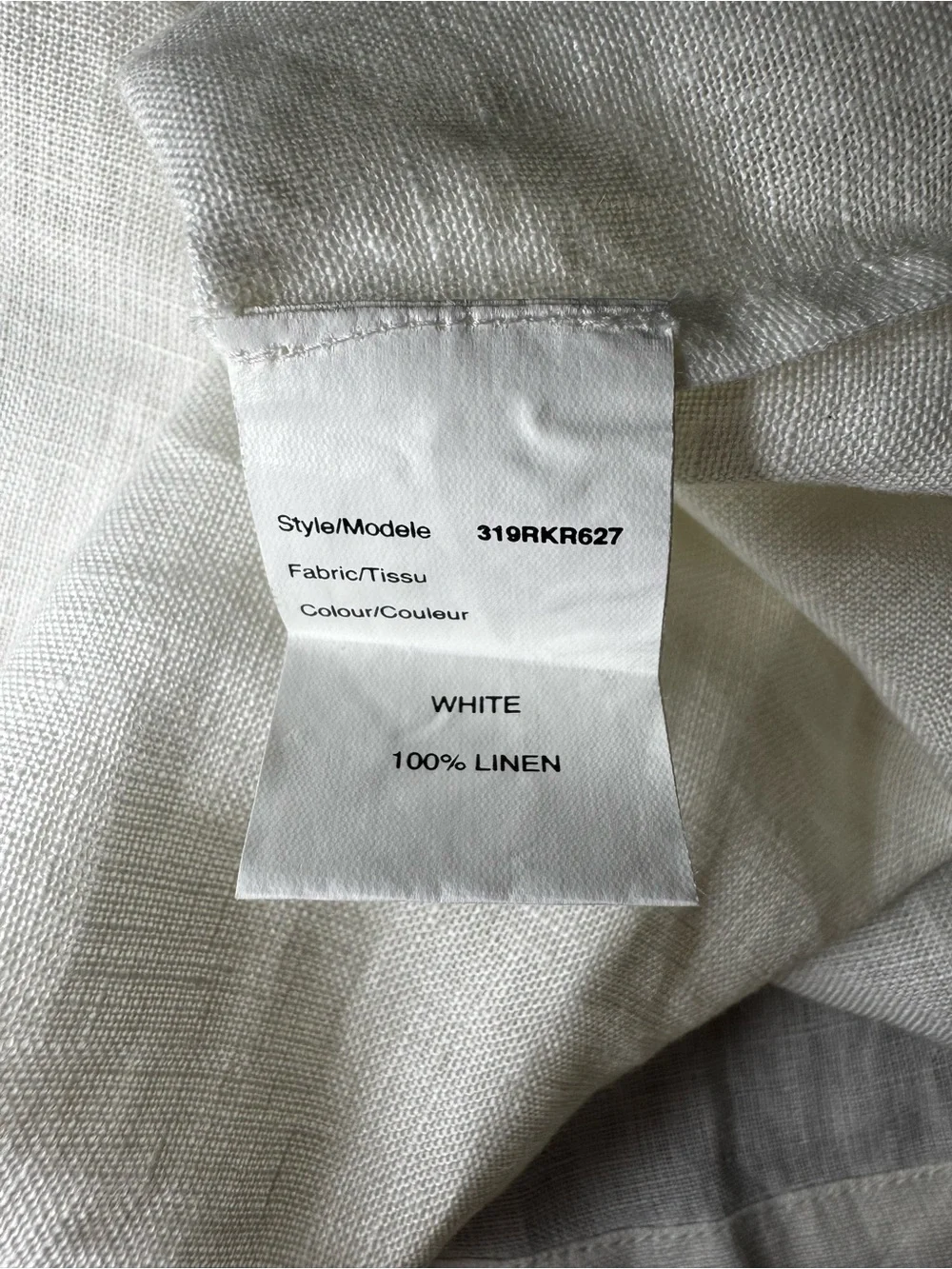 Michael Kors Linen Beaded White Dress Size 6